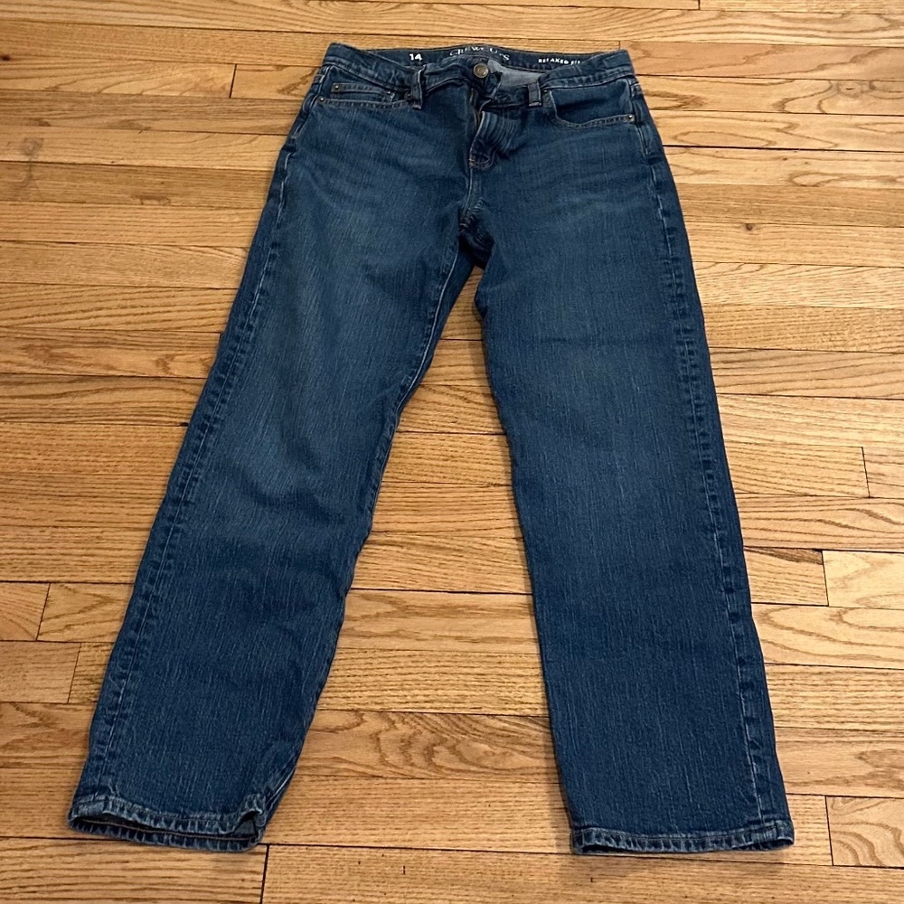 Blue J. Crew jeans in boys size 14.